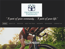 Tablet Screenshot of progressivetherapyinc.com